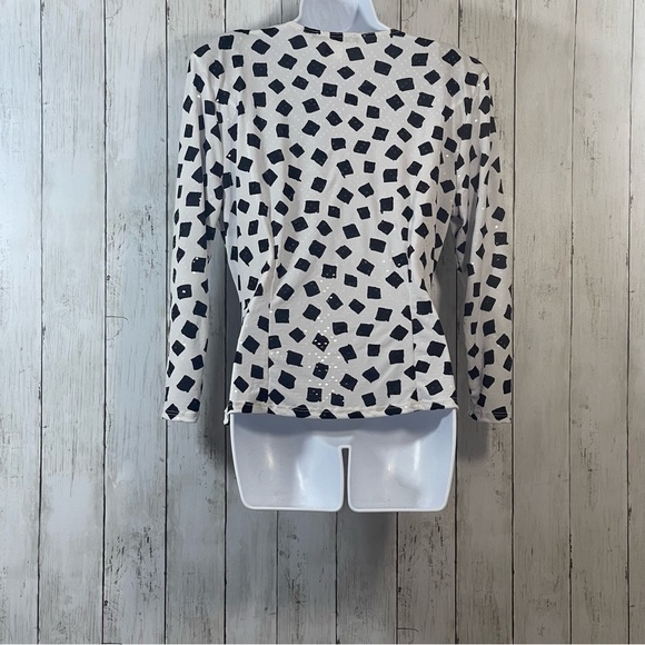 Coco Bianco Surplice Front Blouse Large - Picture 4 of 6